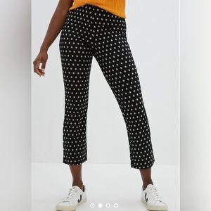 Anthropologie Mikayla Cropped Flare Floral Pants Size Small